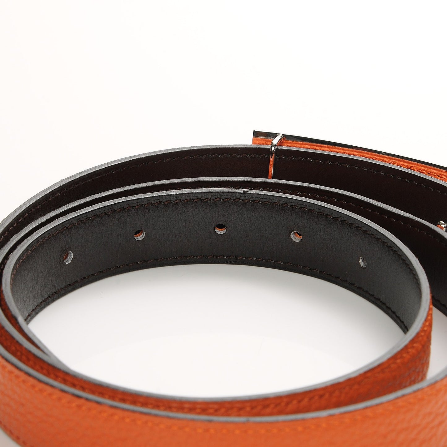 Togo Swift 24mm Sydney 90 Belt Orange Chocolate