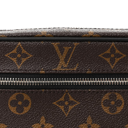 Louis Vuitton Monogram Macassar Kasai Clutch Black 8 of 11