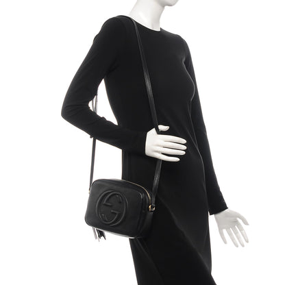 Gucci Pebbled Calfskin Small Soho Disco Bag Black 2 of 11