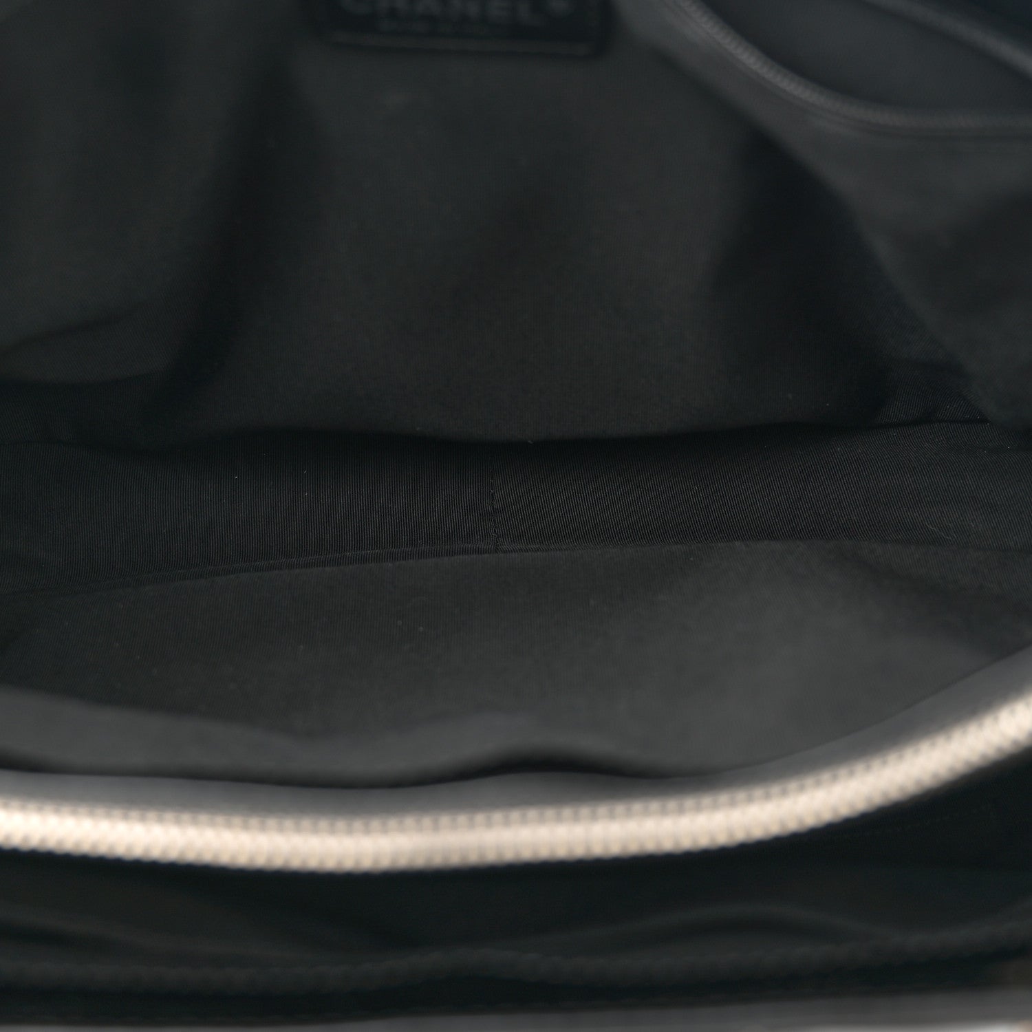 Chanel Patent Quilted Grand Shopping Tote GST Black 5 of 13