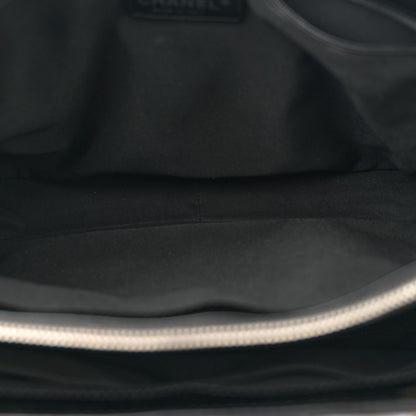 Chanel Patent Quilted Grand Shopping Tote GST Black 5 of 13