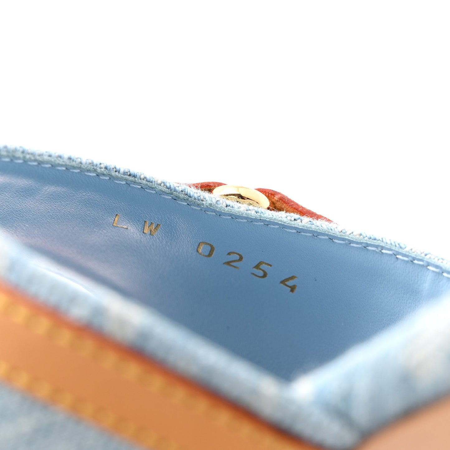 Denim Monogram Neo Revival Mules 39 Light Blue