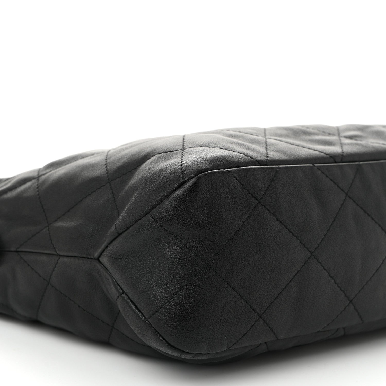Chanel Calfskin Quilted Large Daily Hobo Black 9 of 10