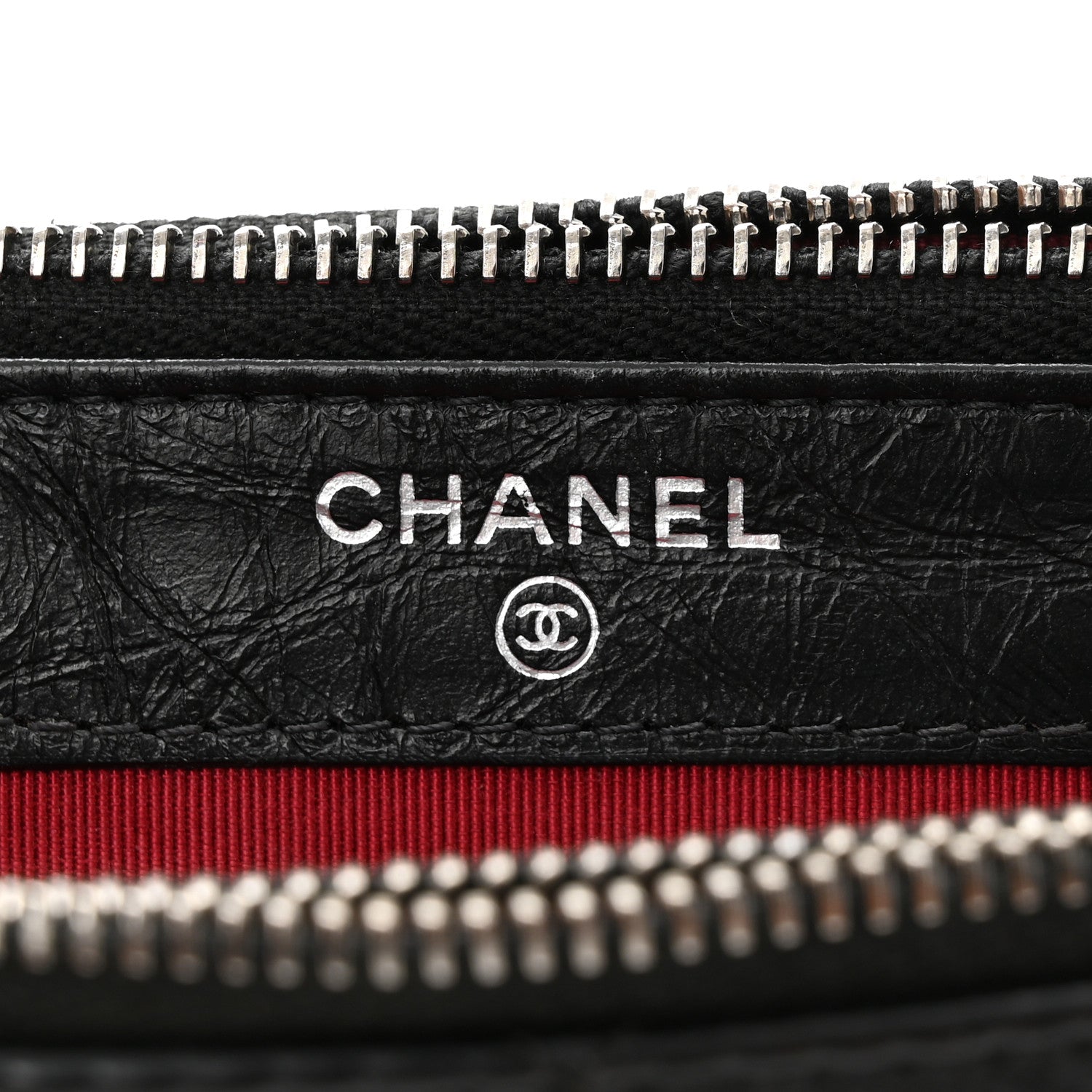 Chanel Aged Calfskin Quilted Small Gabrielle Clutch With Chain Black 8 of 13