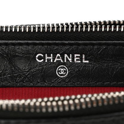 Chanel Aged Calfskin Quilted Small Gabrielle Clutch With Chain Black 8 of 13