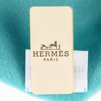 Hermes Cashmere Reversible Evelyne Scarf Bleu Ciel Vert Menthe 4 of 7