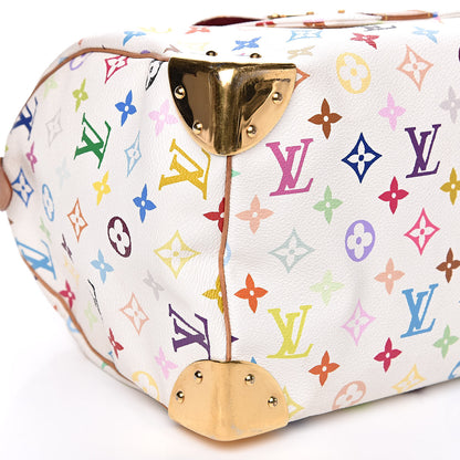 Louis Vuitton Monogram Multicolor Speedy 30 White 8 of 16