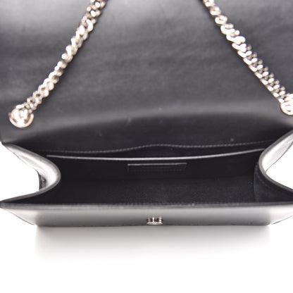 Saint Laurent Smooth Calfskin Medium Classic Monogram Kate Tassel Satchel Black 4 of 15