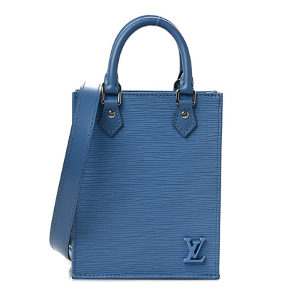 Louis Vuitton Epi Petit Sac Plat Bleuet 1 of 8