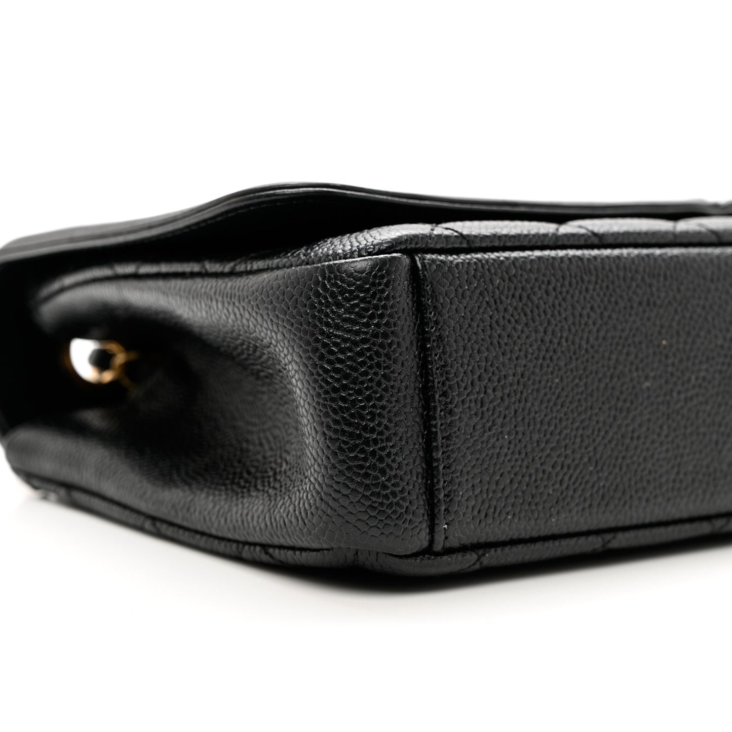 Caviar Quilted Medium CC Filigree Flap Black