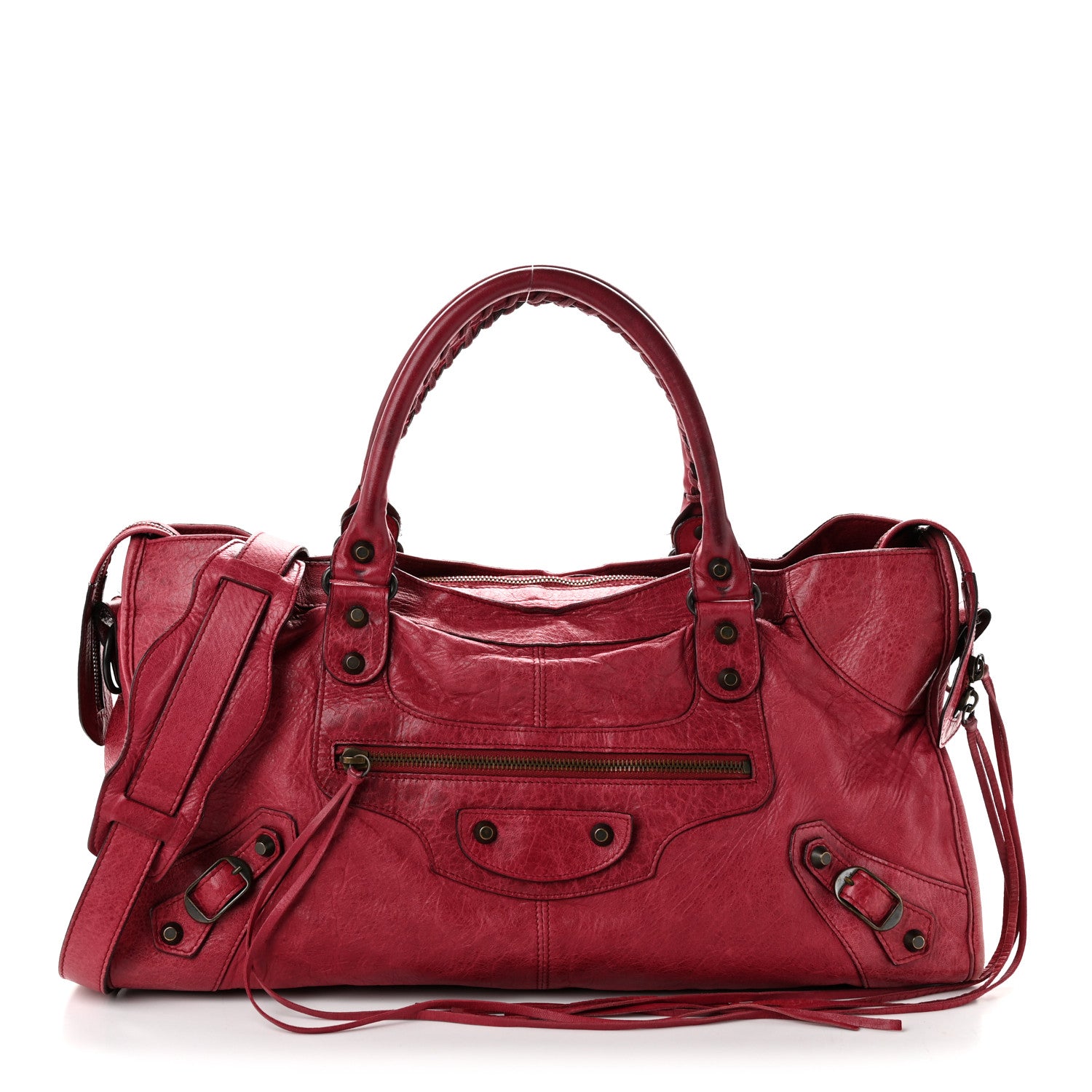 Balenciaga Agneau Classic Hardware Part Time Poupre 1 of 12