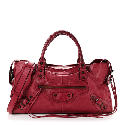 Balenciaga Agneau Classic Hardware Part Time Poupre 1 of 12