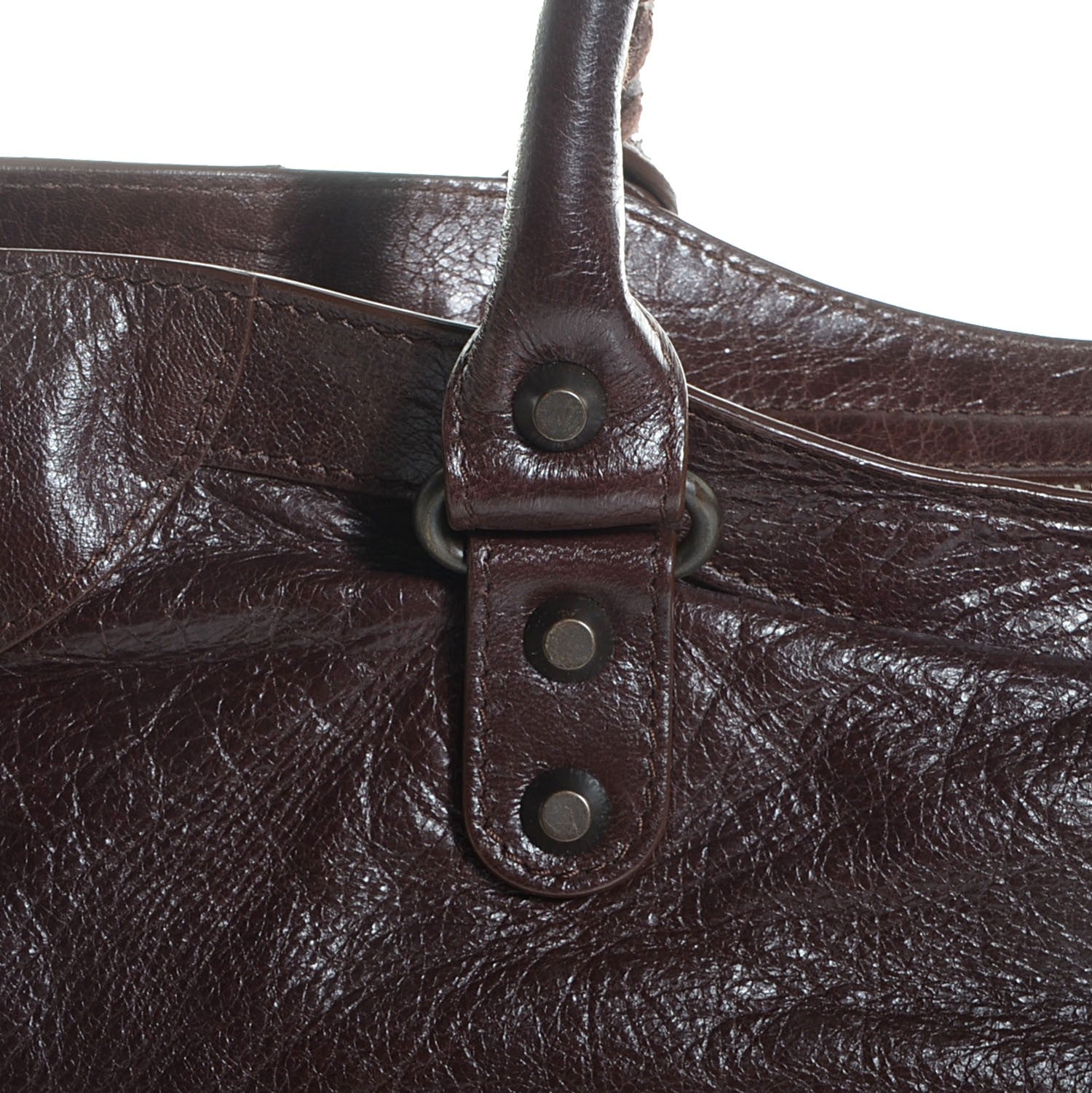 Balenciaga Agneau Classic Hardware City Cigare Fonce 10 of 17