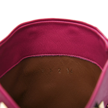 Valentino Garavani Calfskin Rockstud Slouchy Boots 36 Pink 7 of 7