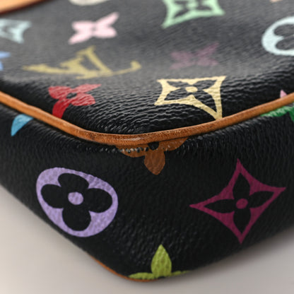 Louis Vuitton Monogram Multicolor Pochette Accessories Black 7 of 9