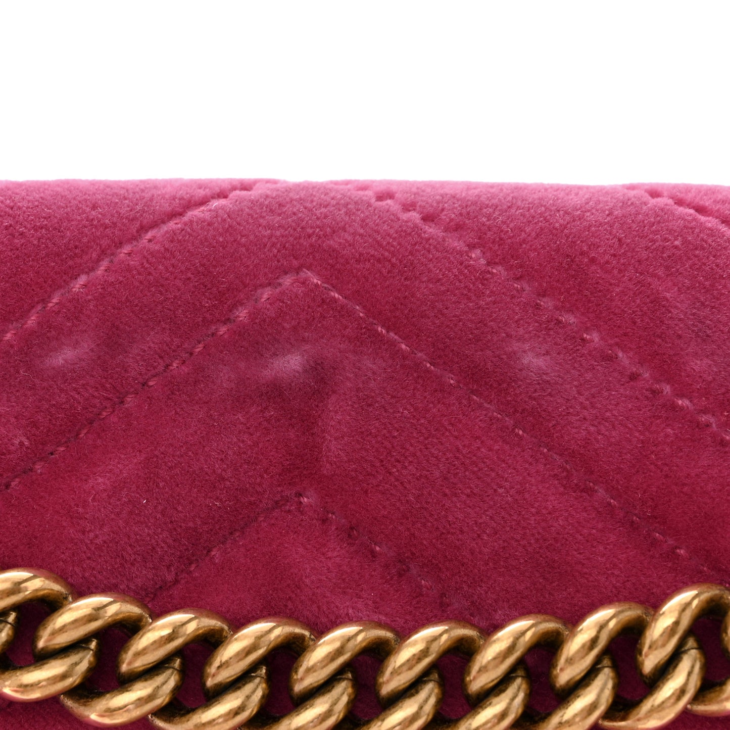 Velvet Matelasse Small GG Marmont Shoulder Bag Light Raspberry Rose