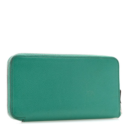 Hermes Epsom Silk'In Wallet Vert Jade 3 of 11