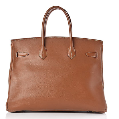Hermes Courchevel Birkin 35 Gold 4 of 49