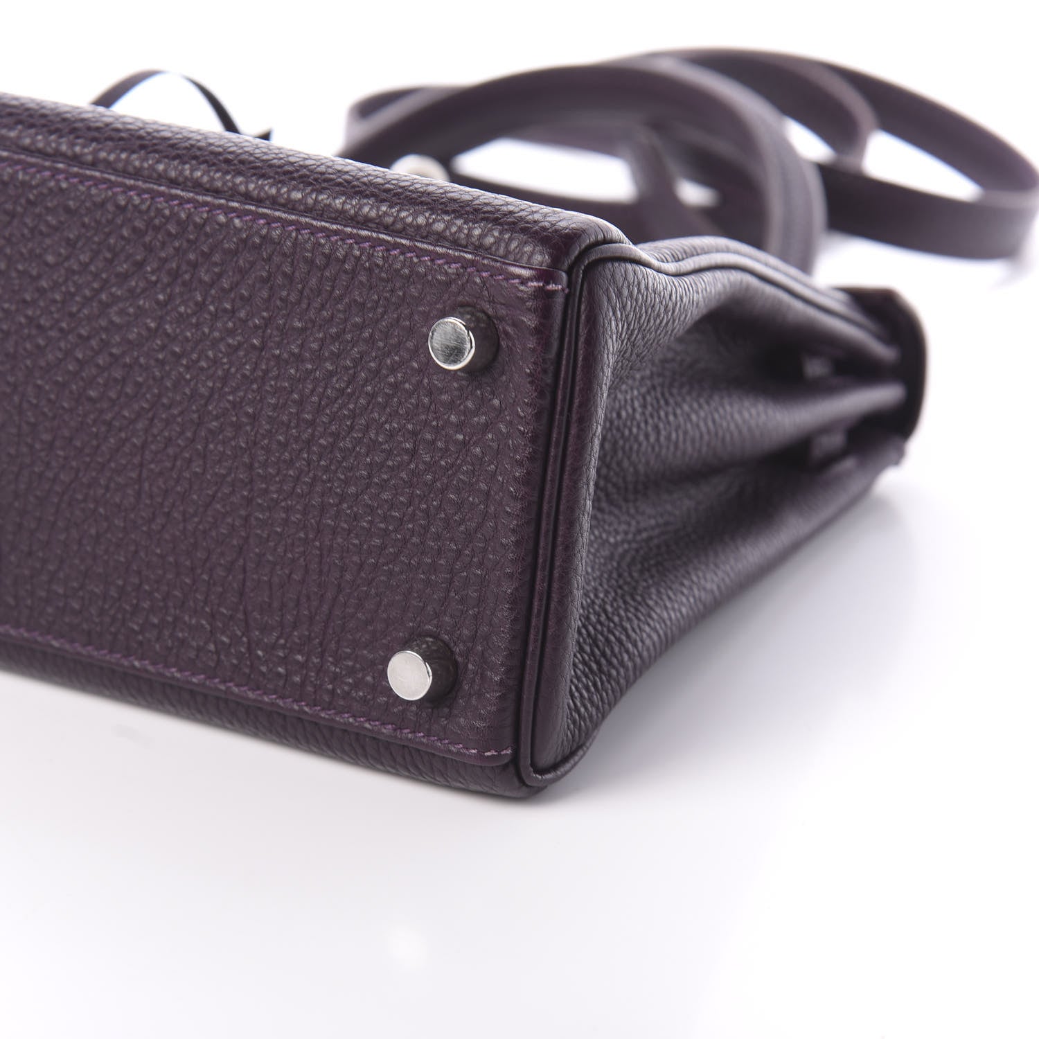 Hermes Togo Kelly Retourne 25 Raisin 8 of 18