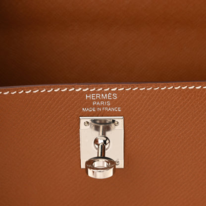 Hermes Epsom Kelly Sellier 25 Gold 6 of 12
