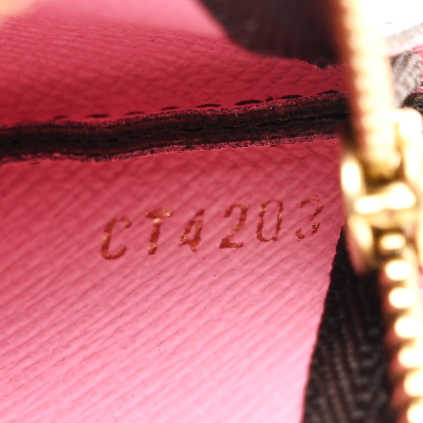 Monogram 2023 Christmas Animation Alpine Key Pouch Pink