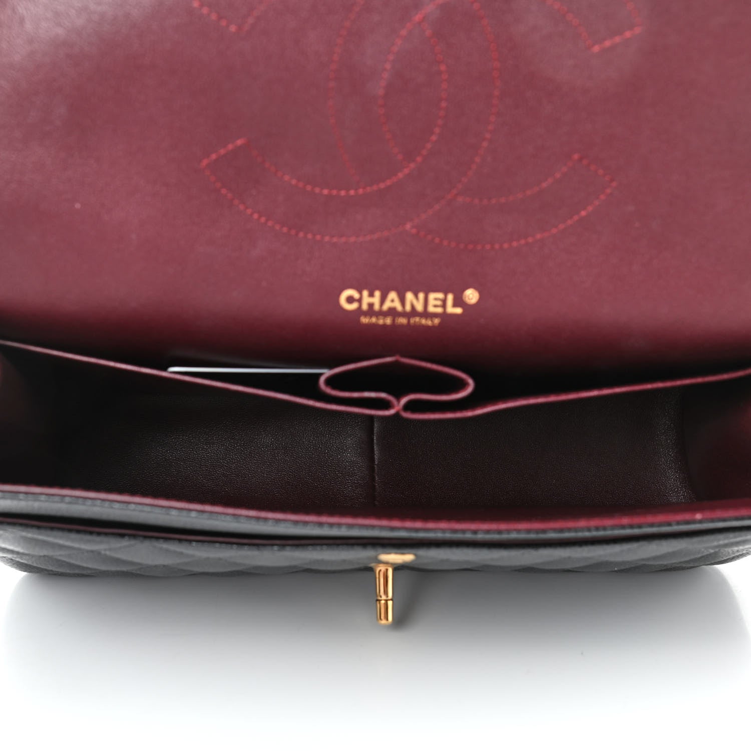 Chanel Caviar Quilted Jumbo Double Flap Black 4 of 6