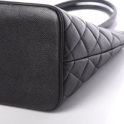 Chanel Caviar Quilted Medallion Tote Black 10 of 10