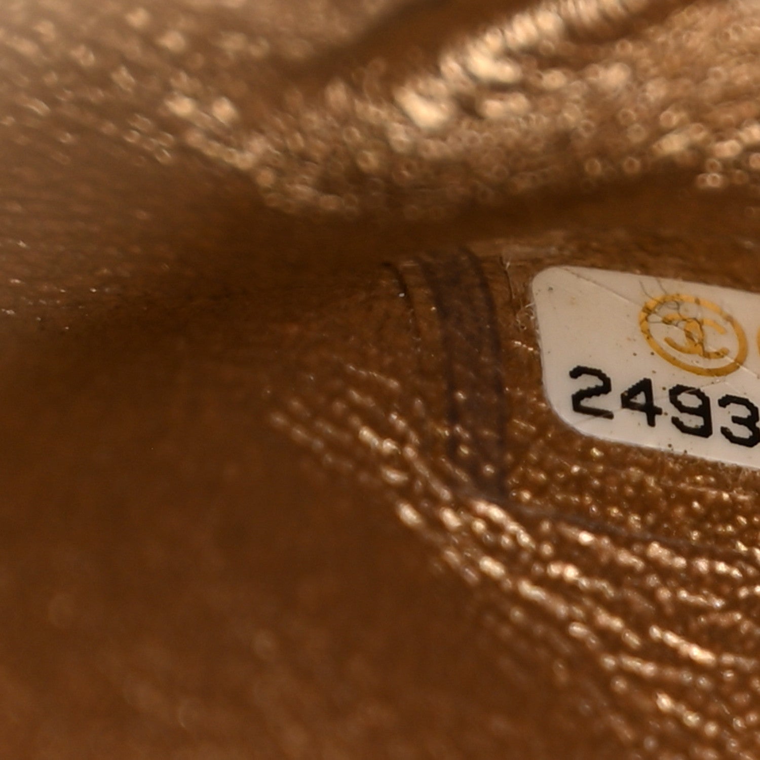 Chanel Metallic Calfskin Snakeskin Chevron Quilted Backpack Multicolor 7 of 10