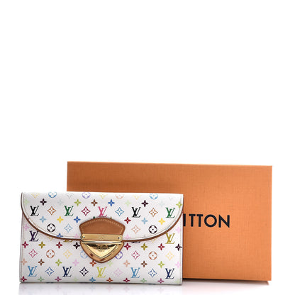 Louis Vuitton Monogram Multicolor Eugenie Wallet White Litchi 10 of 11