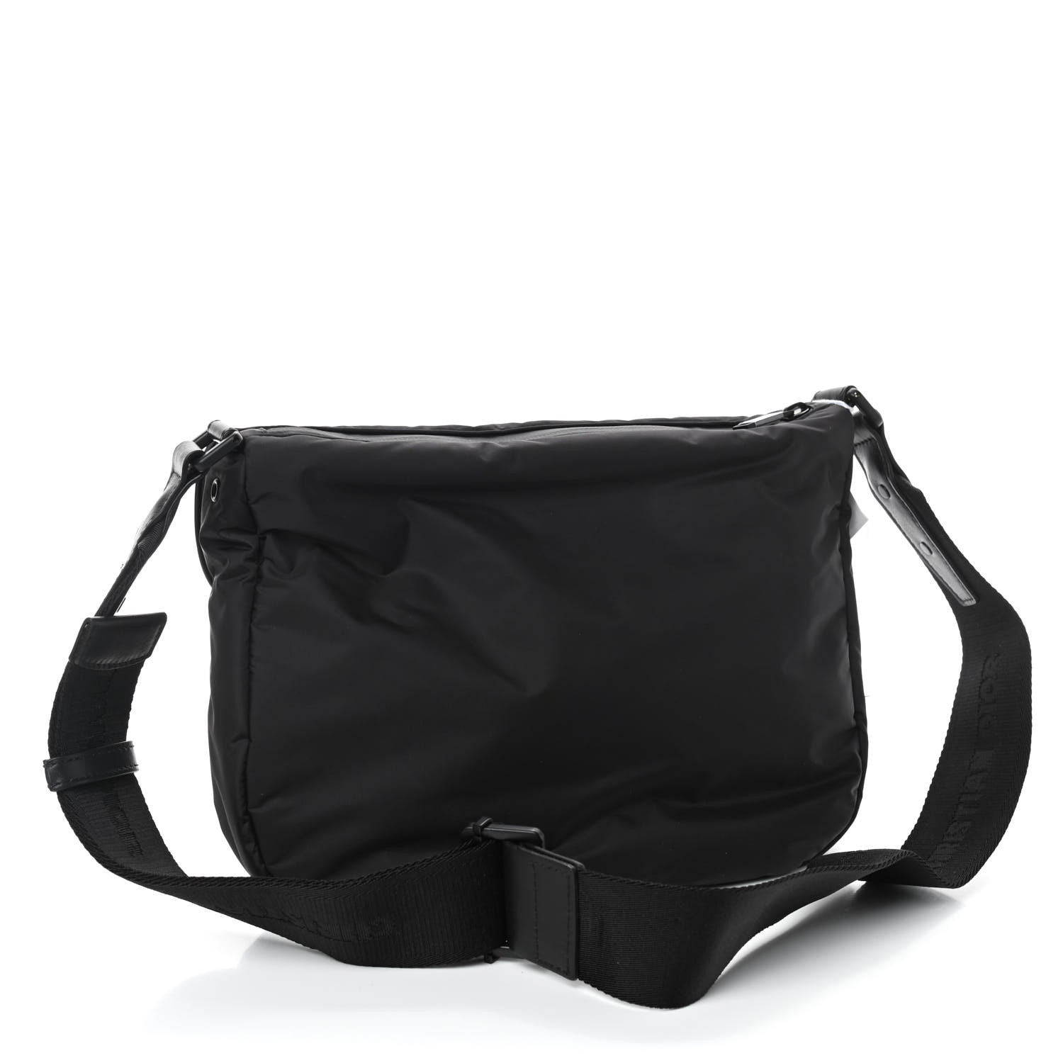 Christian Dior HOMME Nylon Saddle Messenger Bag Black 3 of 10