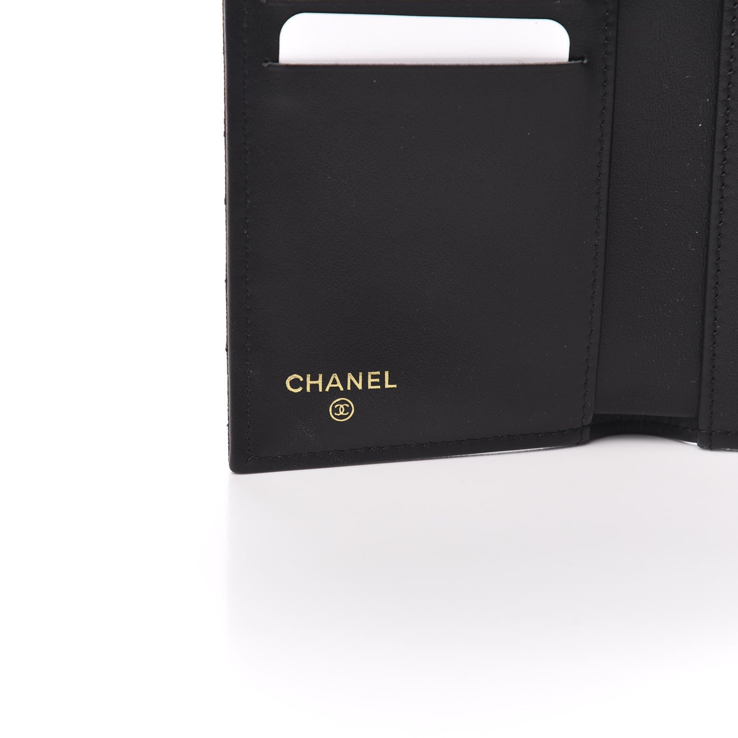 Chanel Caviar Quilted Medium Boy Flap Wallet Black 6 of 9