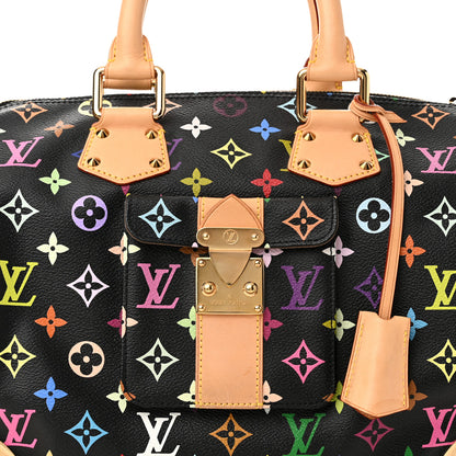Louis Vuitton Monogram Multicolor Speedy 30 Black 7 of 9
