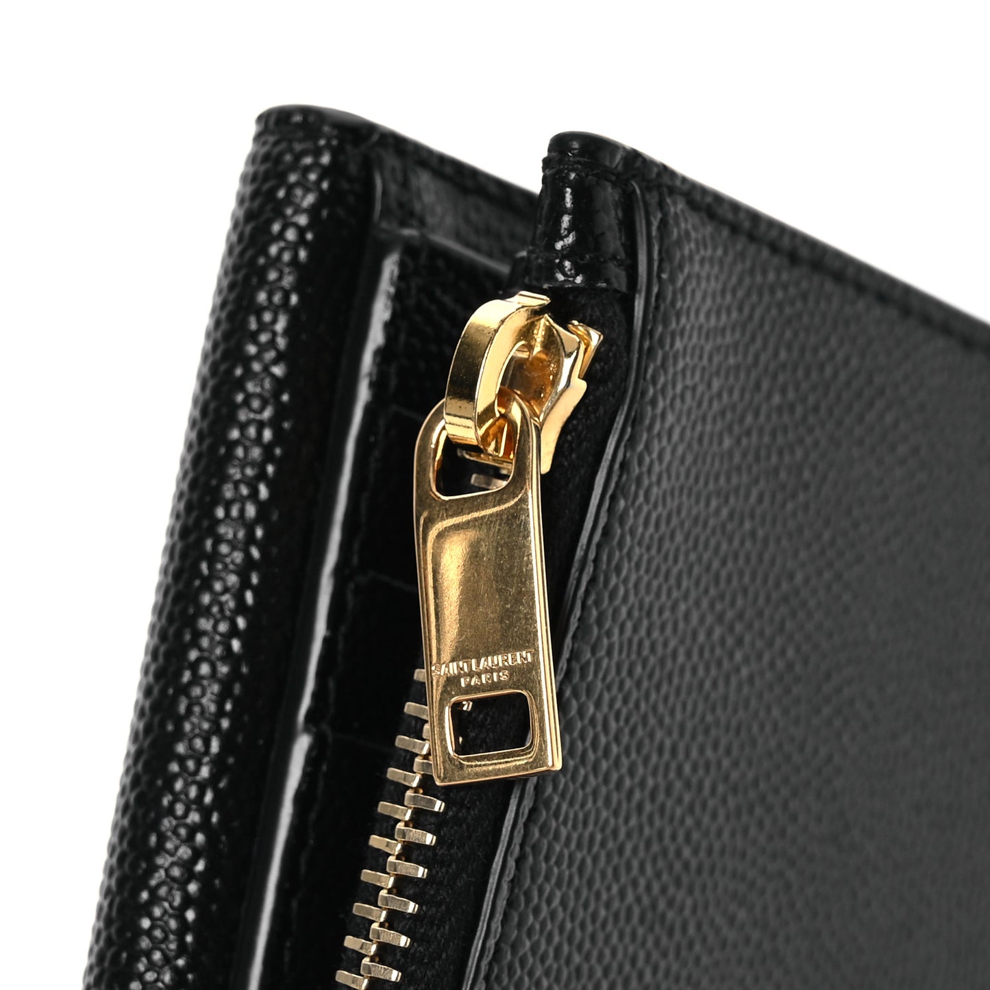 Grain De Poudre Monogram Bi-Fold Wallet Black