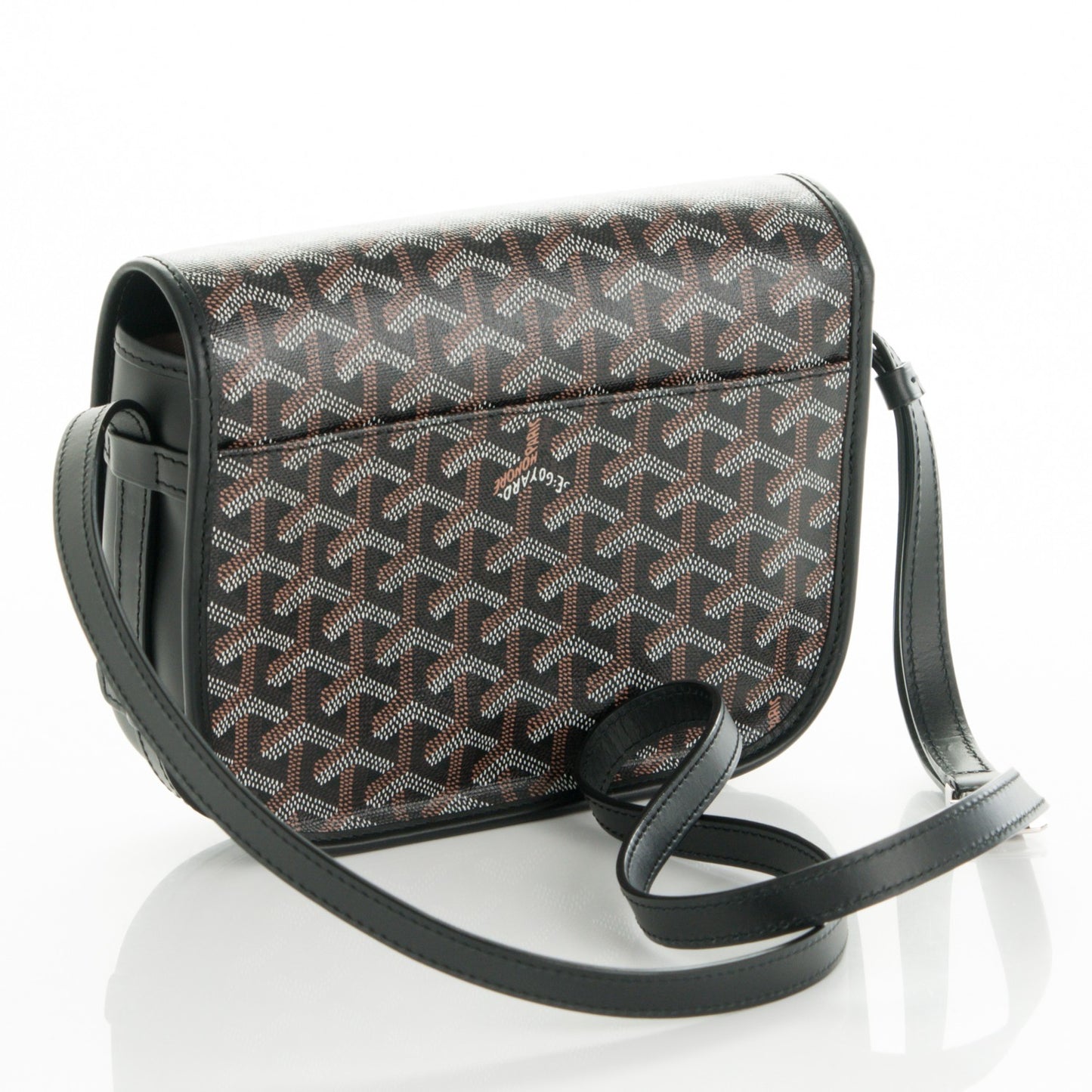 Goyardine Belvedere PM Messenger Bag Black