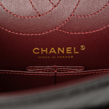 Chanel Aged Calfskin Quilted 2.55 Reissue 225 Flap Black 6 of 11