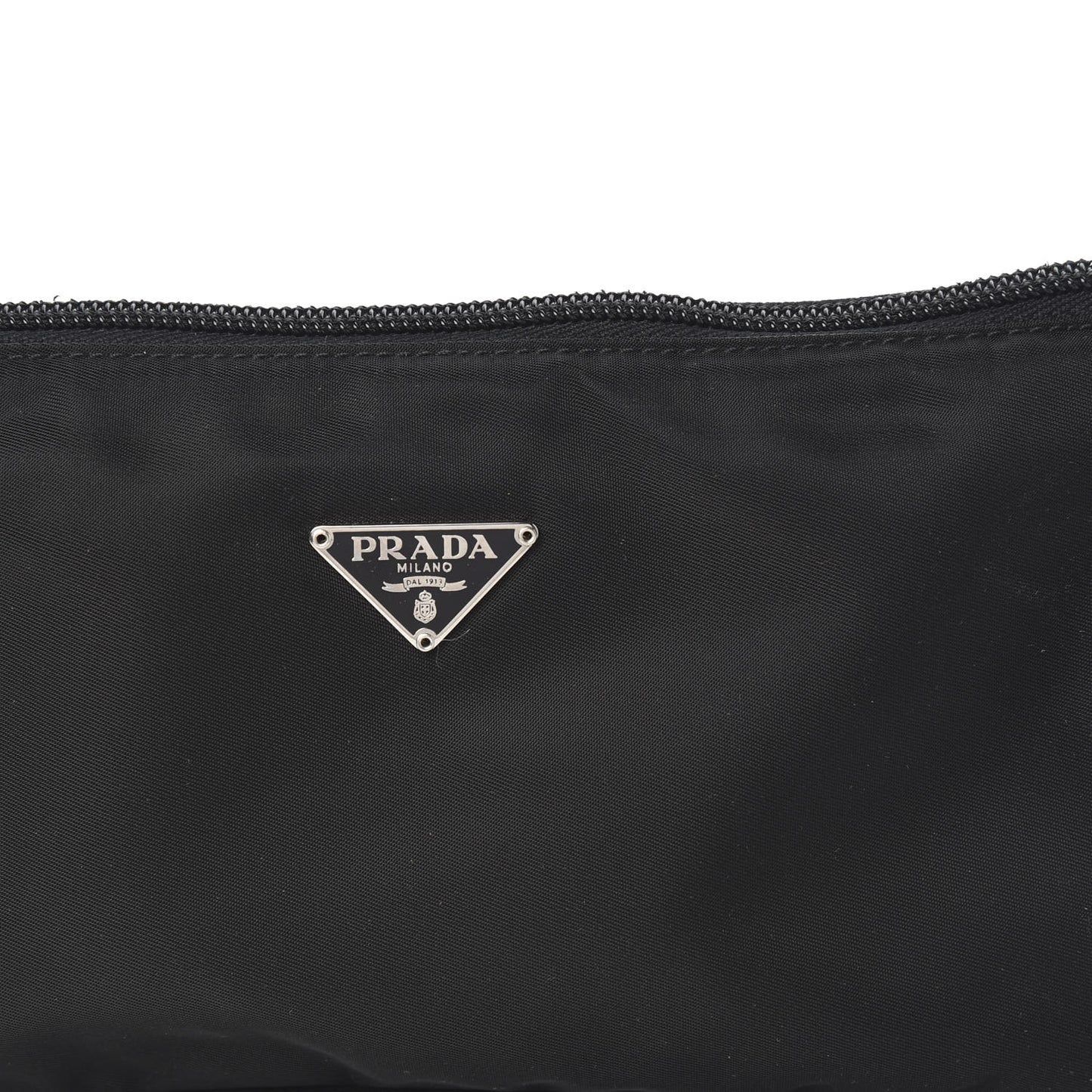 Tessuto Nylon Pochette Bag Black