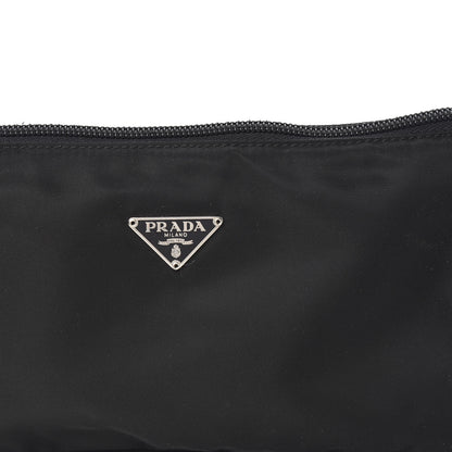 Prada Tessuto Nylon Pochette Bag Black 10 of 10