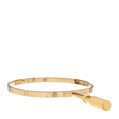 Cartier 18K Yellow Gold Small LOVE Bracelet 18 8 of 9
