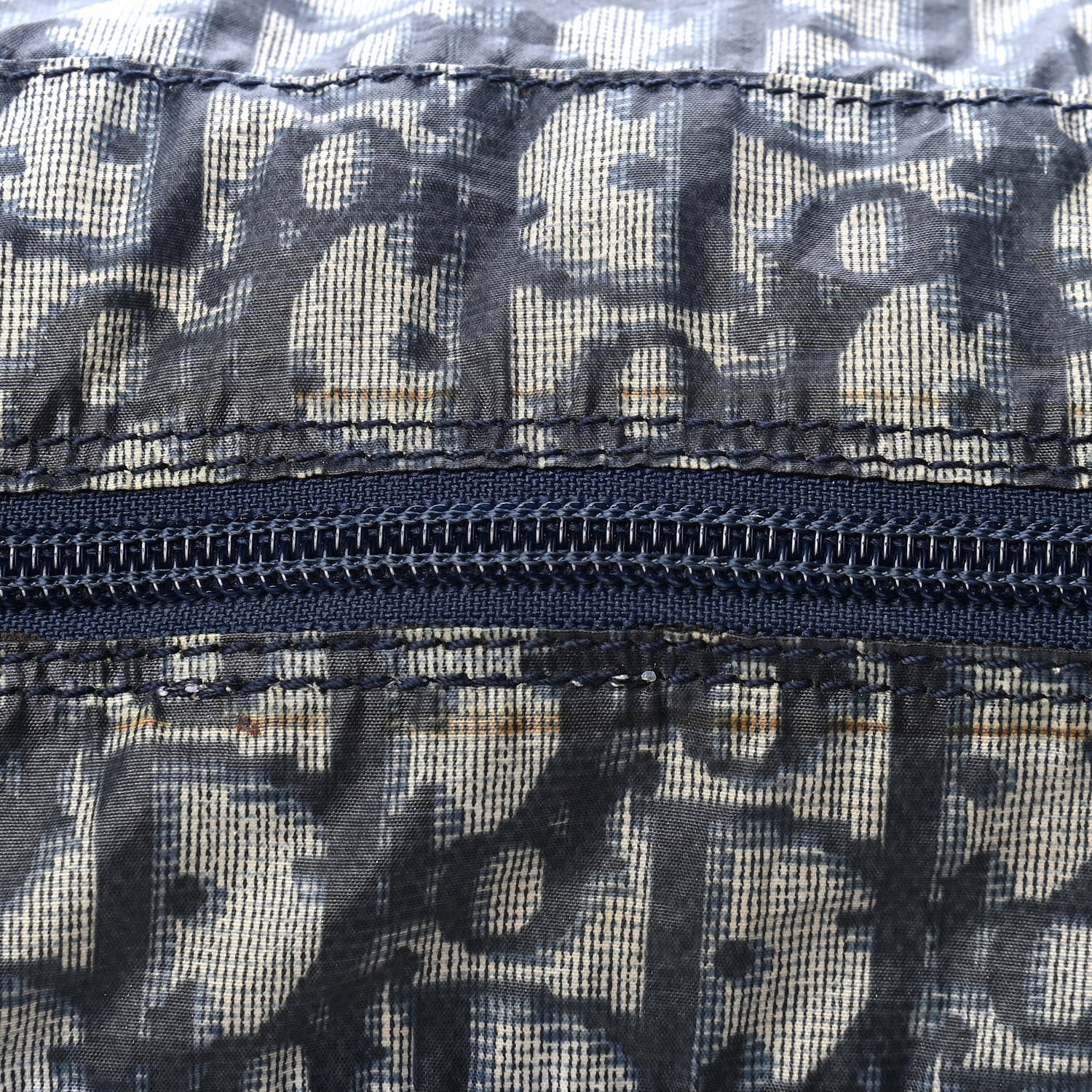 Christian Dior Monogram Tote Blue 14 of 15