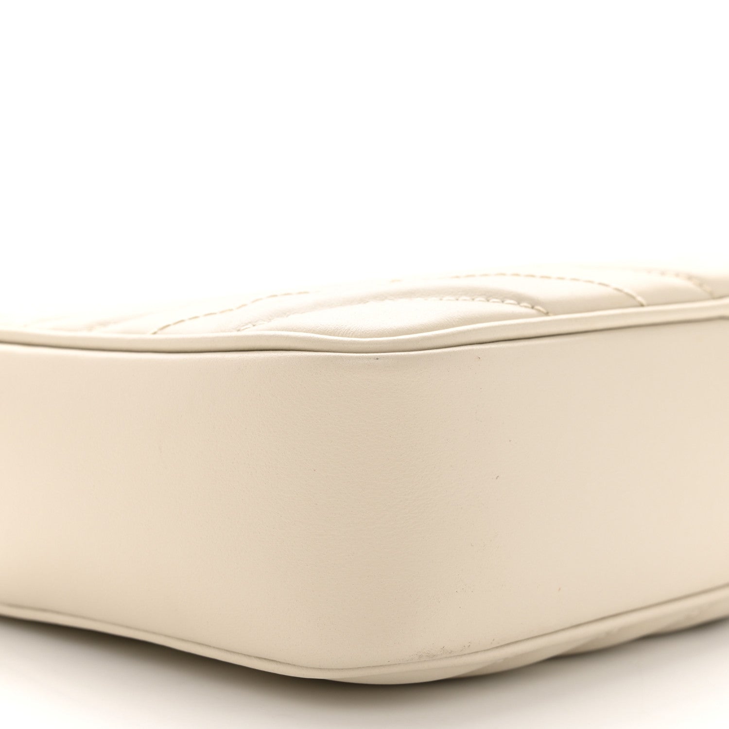 Saint Laurent Calfskin Matelasse Monogram Lou Camera Bag Crema Soft 9 of 10