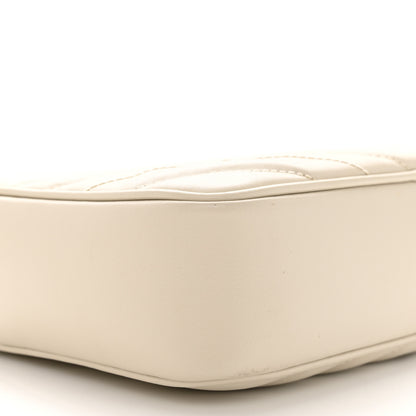 Saint Laurent Calfskin Matelasse Monogram Lou Camera Bag Crema Soft 9 of 10