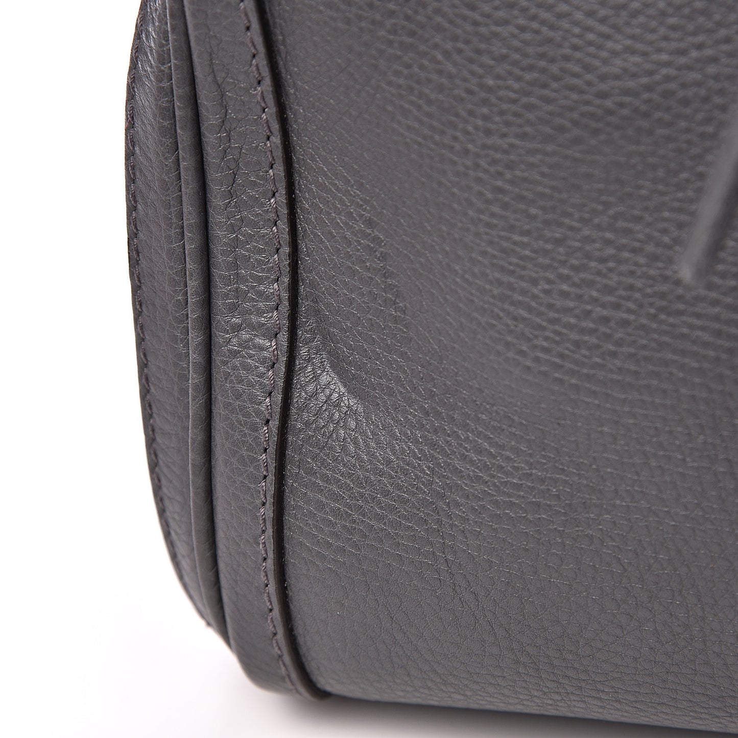 Pebbled Calfskin Medium Bella Tote Grey