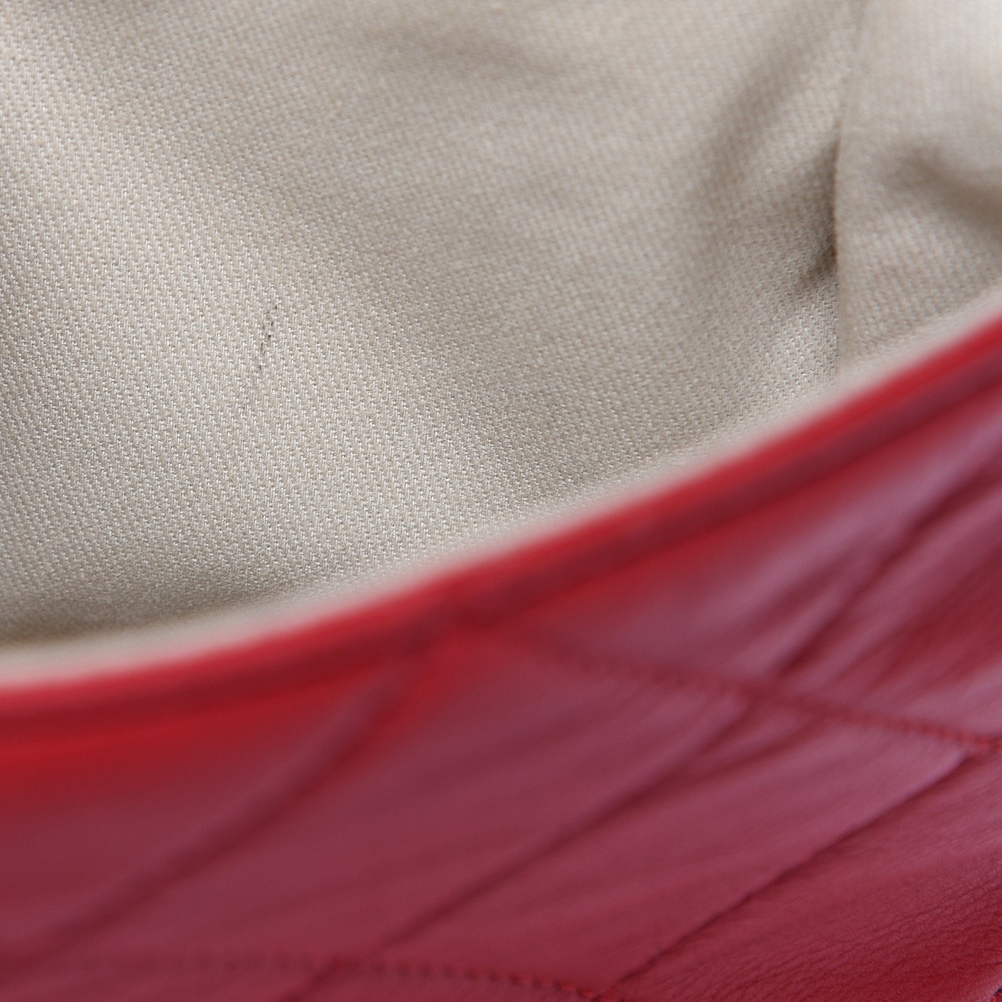 Calfskin Quilted In The Business Flap Red