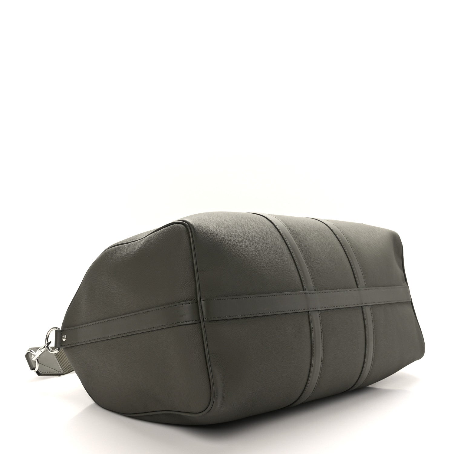 Louis Vuitton Grained Calfskin Aerogram Keepall Bandouliere 50 Khaki 3 of 9
