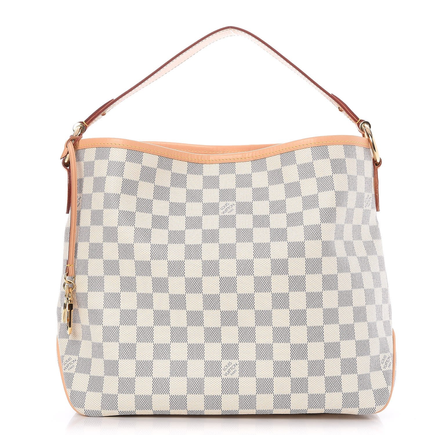 Louis Vuitton Damier Azur Delightful PM Rose Ballerine 1 of 9