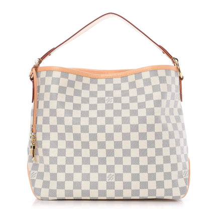 Louis Vuitton Damier Azur Delightful PM Rose Ballerine 1 of 9