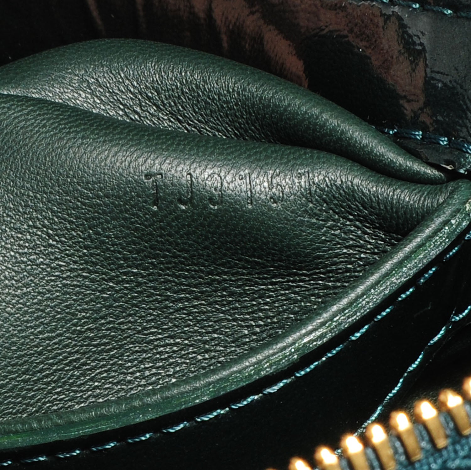 Louis Vuitton Patent Lambskin Fascination Lockit Vert Fonce 6 of 7