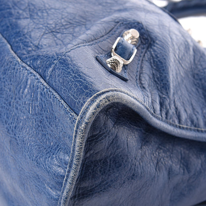 Balenciaga Agneau Giant 12 Silver Hardware Part Time Bleu Cobalt Bleu Electric 13 of 18
