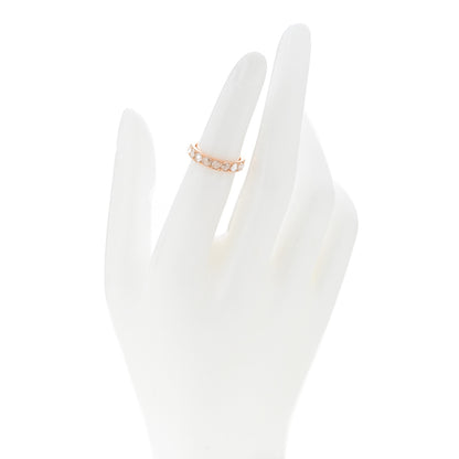 Tiffany 18K Rose Gold Diamond Metro Rose Cut Eternity Band Ring 47 4 2 of 5