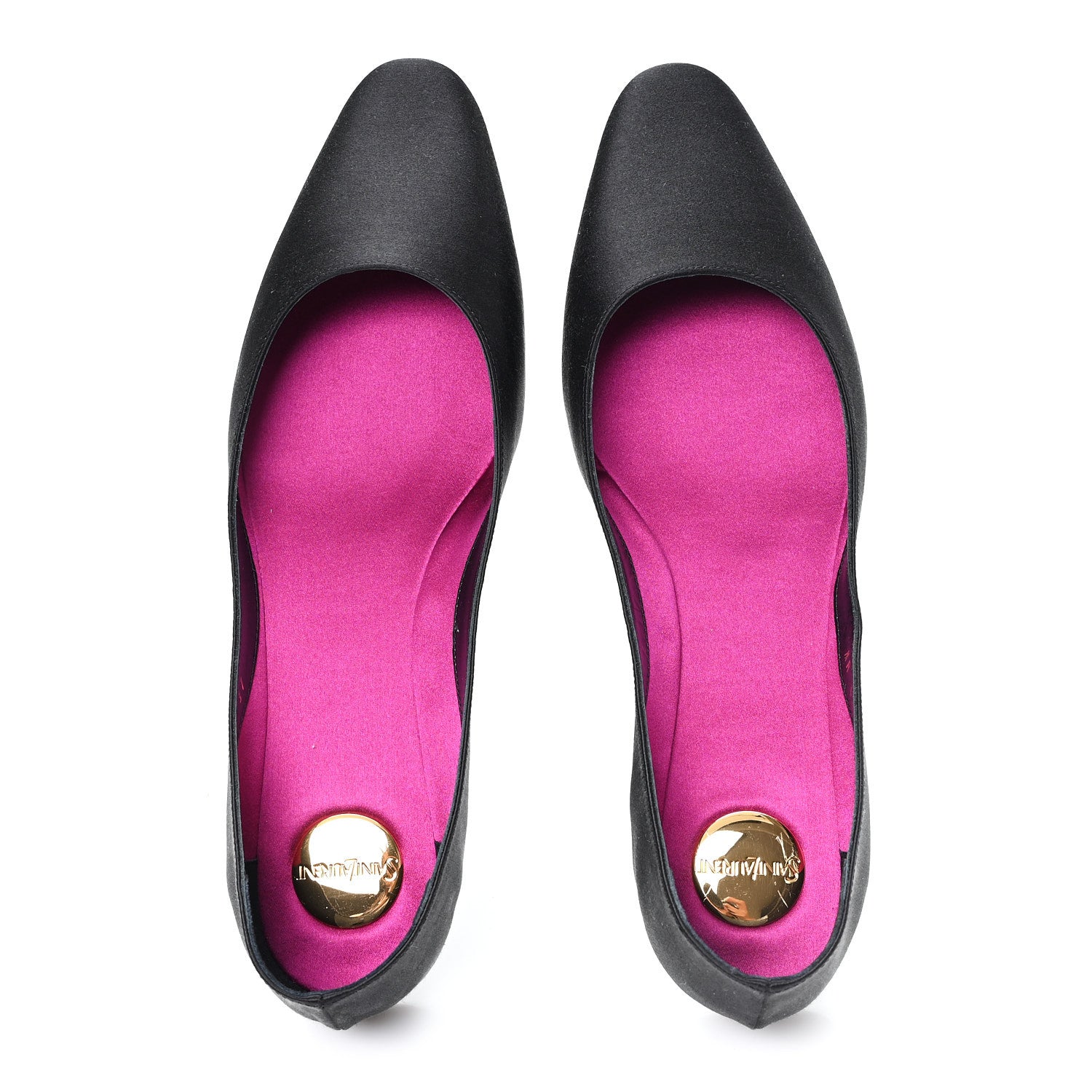 Saint Laurent Raso Regale Ballerina Flats 37 Nero 3 of 10